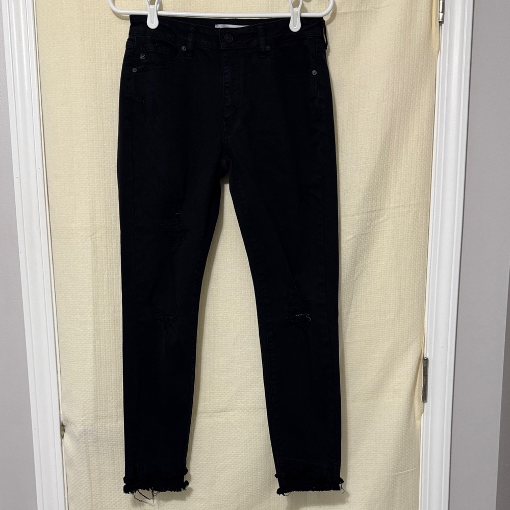 KanCan Midnight Black Ripped Jeans